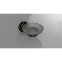 Portasapone da parete in vetro RETRO 11x6,5x13,8 cm