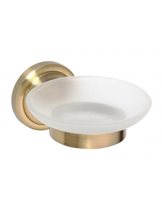 Portasapone da parete in vetro RETRO 11x6,5x13,8 cm