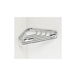 CYTRO portasapone angolare in ottone cromato 23x13x3 cm