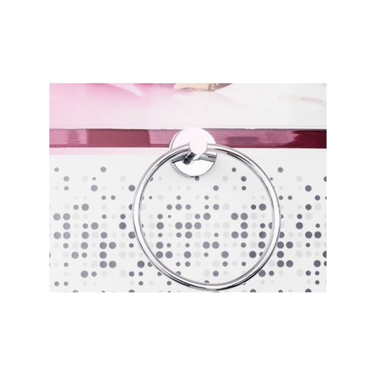 Anello Portasciugamani OMEGA Ottone Cromato 16x19x5,5cm