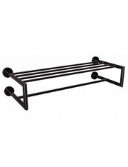 Portasciugamani doppio in ottone nero DARK 65,5x22,5x16 cm