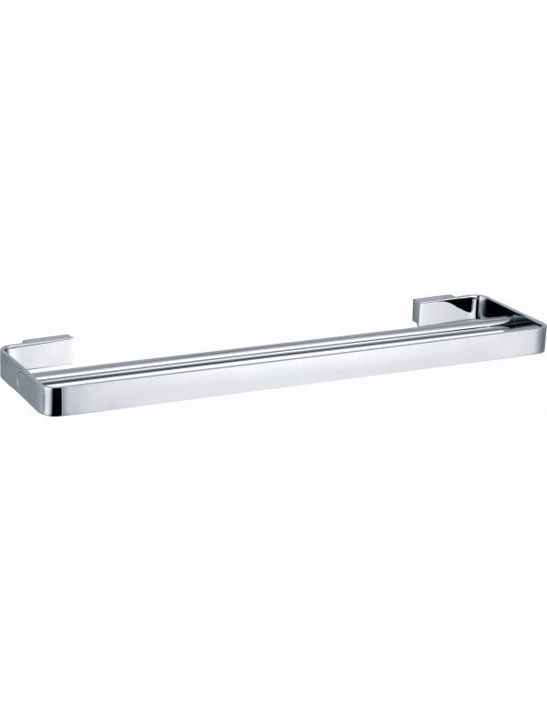 SOLO portasciugamani doppio a parete 60 x2,5 x13 cm in ottone cromato