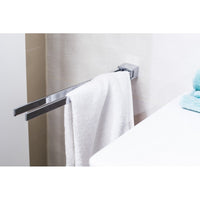 Portasciugamani doppio girevole VIA ottone cromato 4,6 x 3,2 x 44,5 cm
