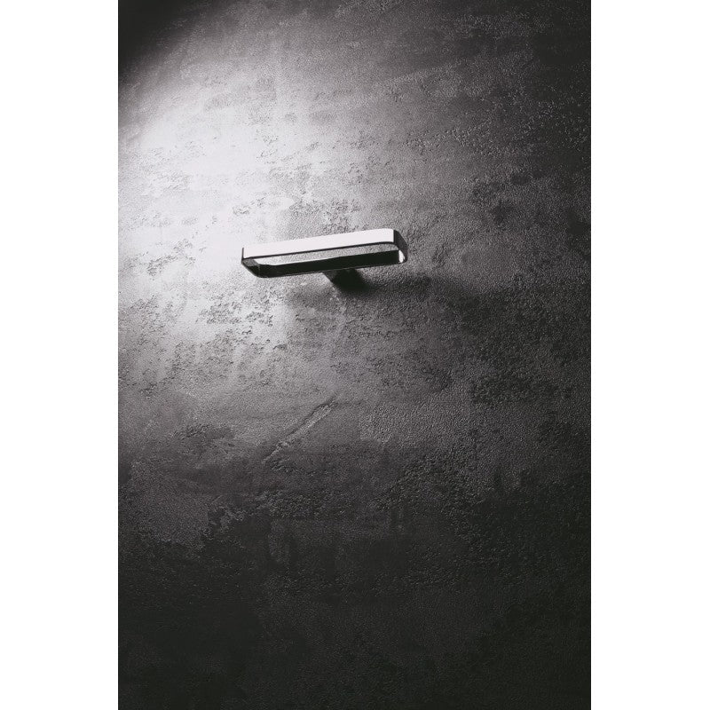 Portatovagliolo rettangolare VIA ottone cromato 22 x2x 11 cm