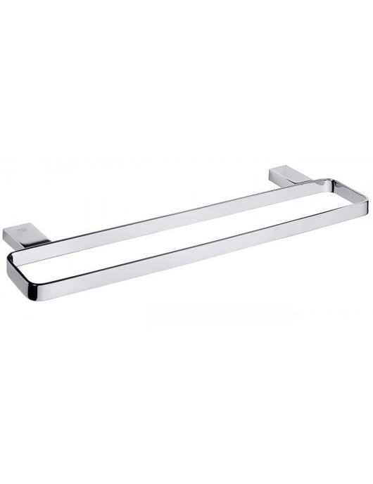 Portasciugamani doppio VIA ottone cromato 50 x2 x13,2 cm