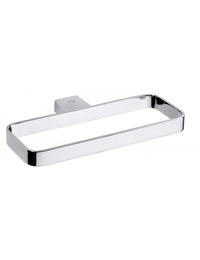 Portatovagliolo rettangolare VIA ottone cromato 22 x2x 11 cm