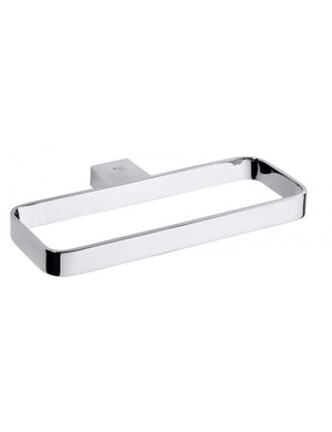 Portatovagliolo rettangolare VIA ottone cromato 22 x2x 11 cm