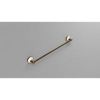 Portasciugamani a parete KERA 60 x6,6 x7,4 cm in ottone e ceramica