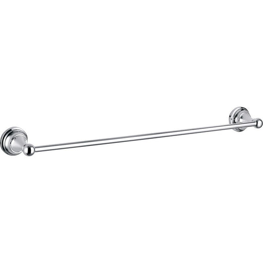 Portasciugamani a parete retrò MORAVA in ottone cromato 55,05x7,85 x5,95 cm