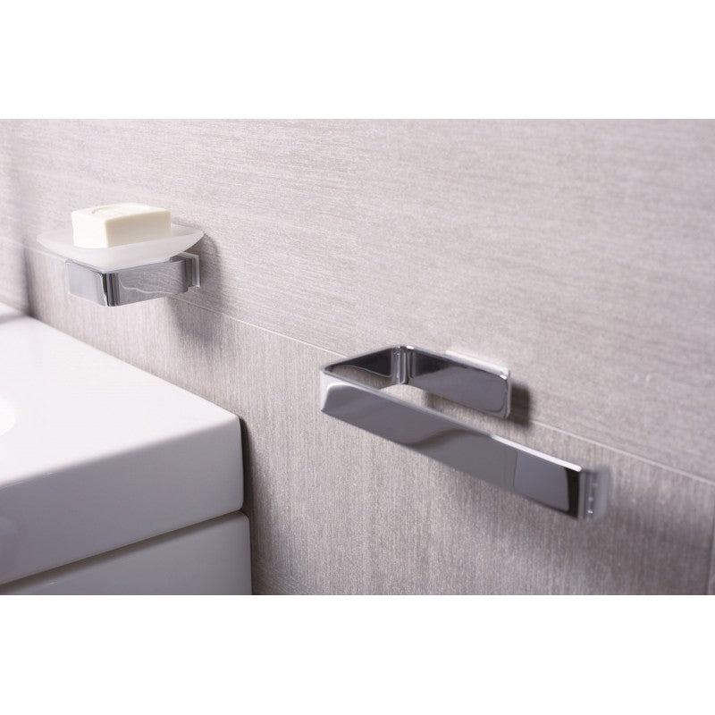 Portasciugamani SOLO in ottone cromato 60 x2,5 x1,3 cm