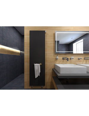 Porta salviette magnetico RAWELL per radiatore 43x5,4x6,3 cm in cromo