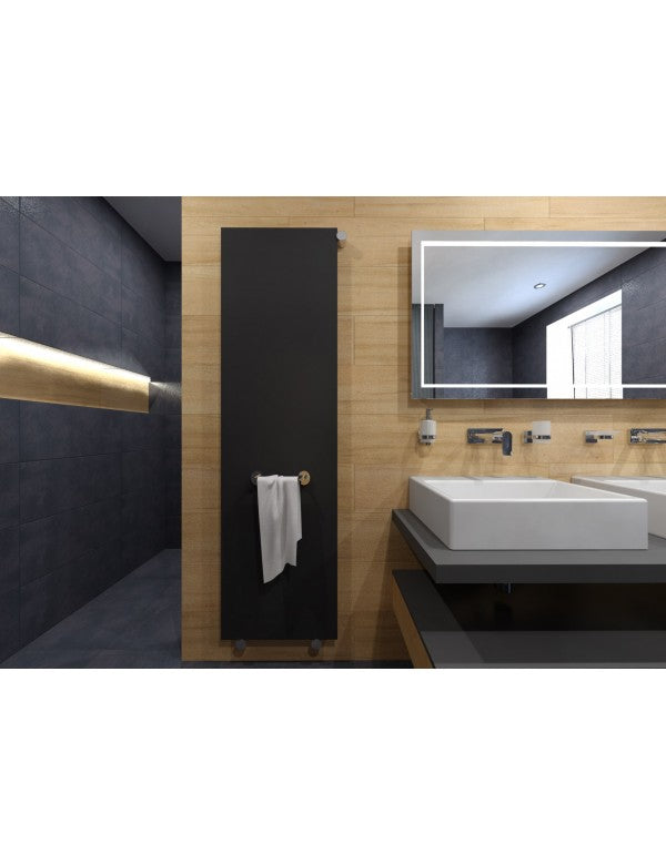 Porta salviette magnetico RAWELL per radiatore 43x5,4x6,3 cm in cromo