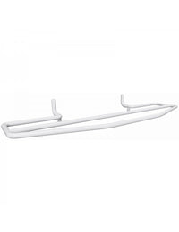 RAWELL doppio portasciugamani bianco per radiatore 60x6,9x21,5 cm