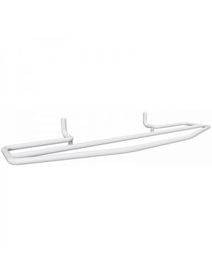 RAWELL doppio portasciugamani bianco per radiatore 60x6,9x21,5 cm