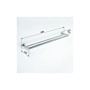 Portasciugamani doppio a muro OMEGA 65,5x5,5x11cm