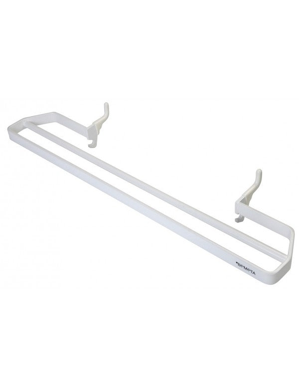 Portasciugamani doppio bianco per radiatore RAWELL 59x7,5x15cm
