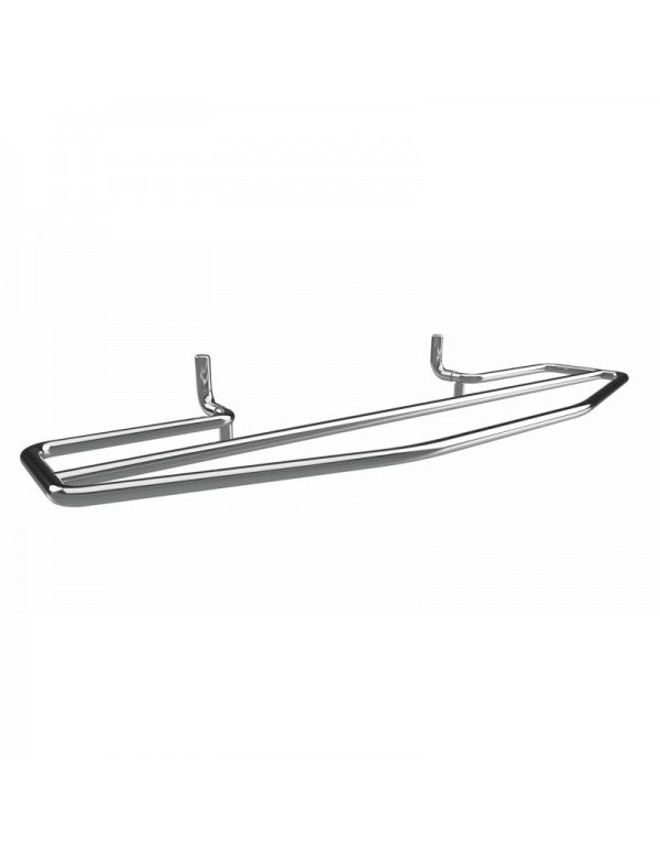 RAWELL doppio portasciugamani per radiatore 60x6,9x21,5 cm in cromo