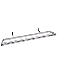 Portasciugamani RAWELL per radiatore in acciaio inox 61x4,8x14cm