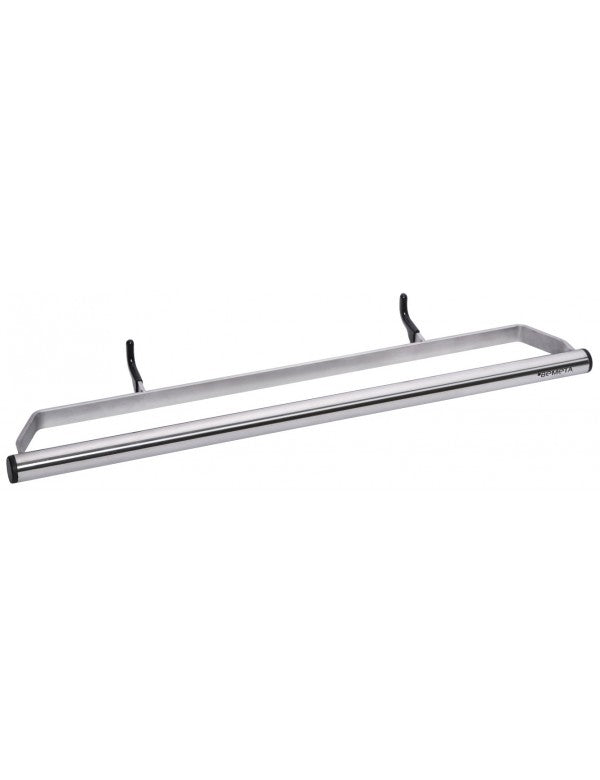 Portasciugamani RAWELL per radiatore in acciaio inox 61x4,8x14cm
