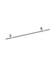 Porta asciugamani regolabile RAWELL in cromo per radiatore 60x4x9 cm