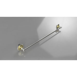 Portasciugamani RETRO in ottone cromato-oro 66,5x6,5x6,5 cm