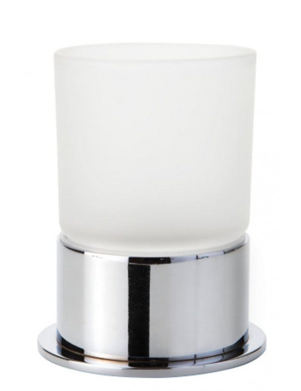 Portabicchieri OMEGA e bicchieri cromati 11x6x11 cm