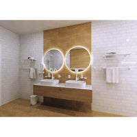 Portabicchieri da parete BIANCO in ottone bianco e vetro 7x9,5x10,5cm