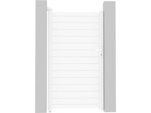 Cancello in alluminio "Eric" - 101,2 x 180,9 cm - Bianco