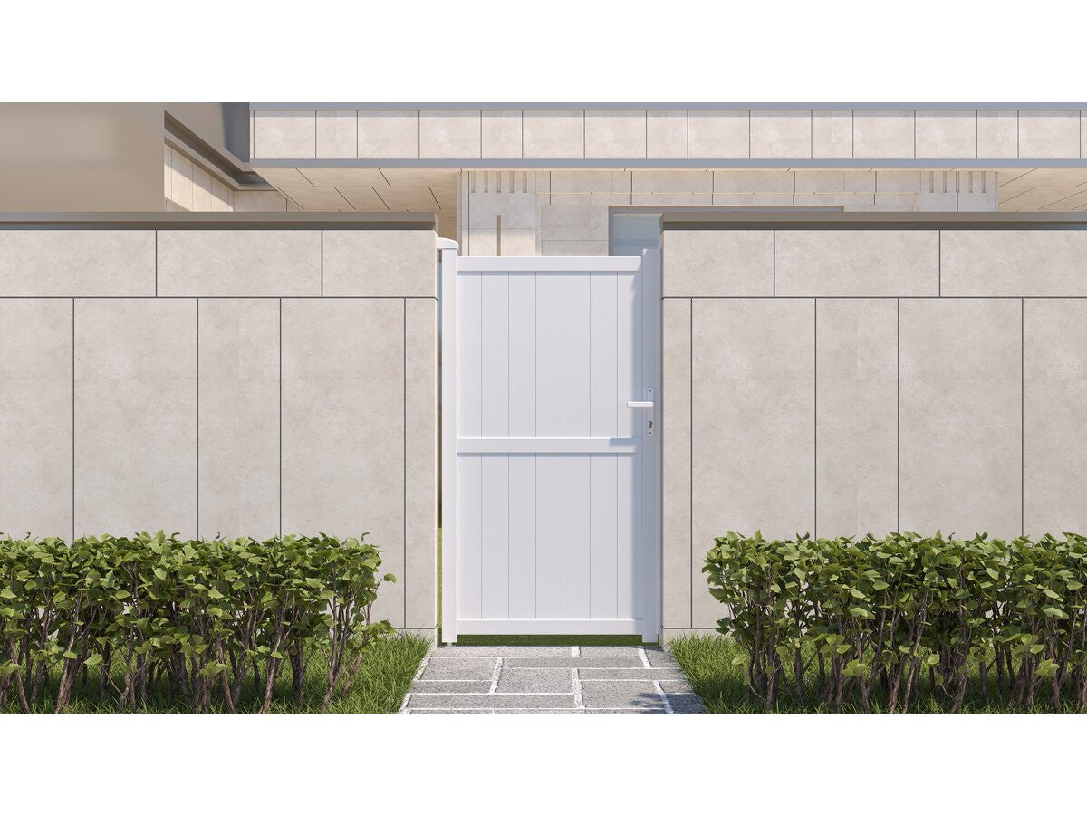 Cancello in alluminio "Lola" - 101.2 x 180.9 cm - Bianco