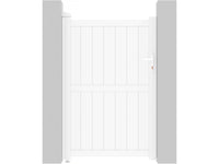 Cancello in alluminio "Lola" - 101.2 x 155.9 cm - Bianco