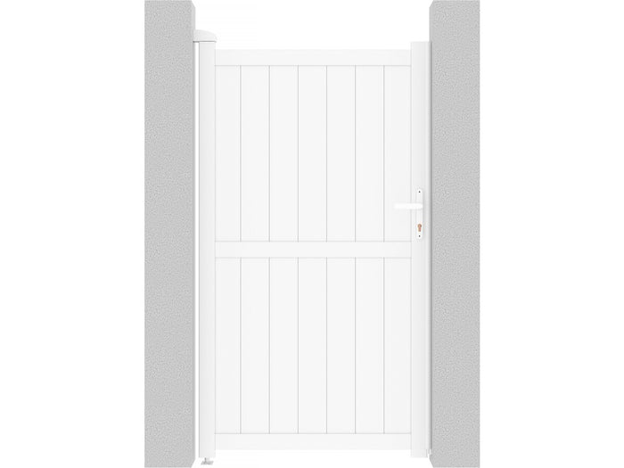 Cancello in alluminio "Lola" - 101.2 x 180.9 cm - Bianco