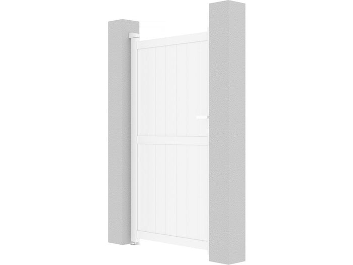 Cancello in alluminio "Lola" - 101.2 x 180.9 cm - Bianco