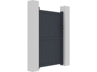 Cancello in alluminio "Maurice" - 101.2 x 155.9 cm - Grigio