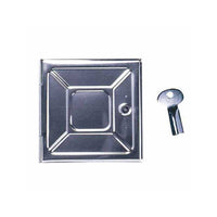 Portina Camino Lamiera Zn 18,5X18,5 Chiave