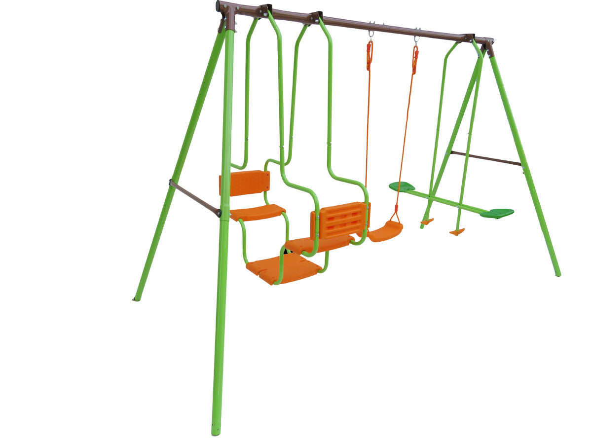 Altalena in acciaio "Eva" - 1,96 m - 3 apparecchi