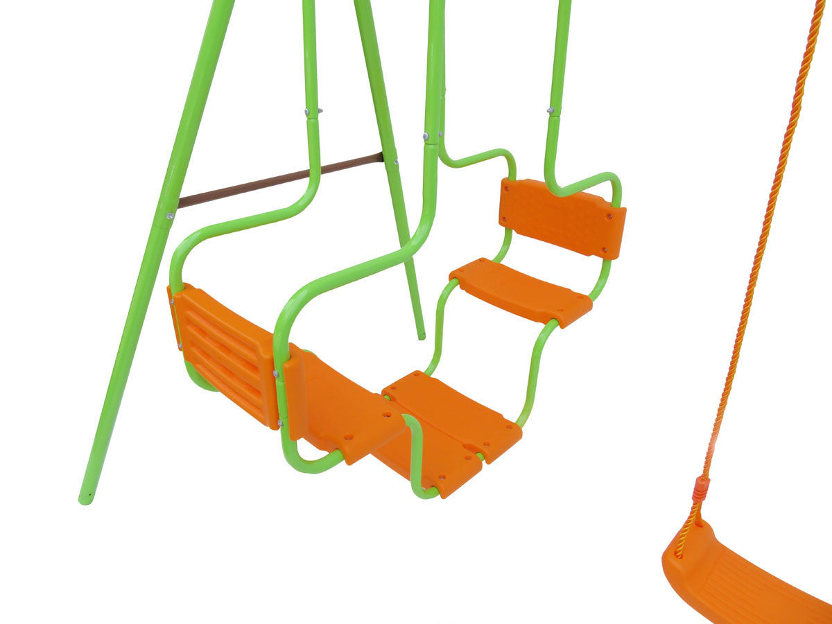Altalena in acciaio "Eva" - 1,96 m - 3 apparecchi