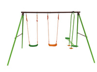 Altalena in acciaio "Leo" - triplo  - 1.96m