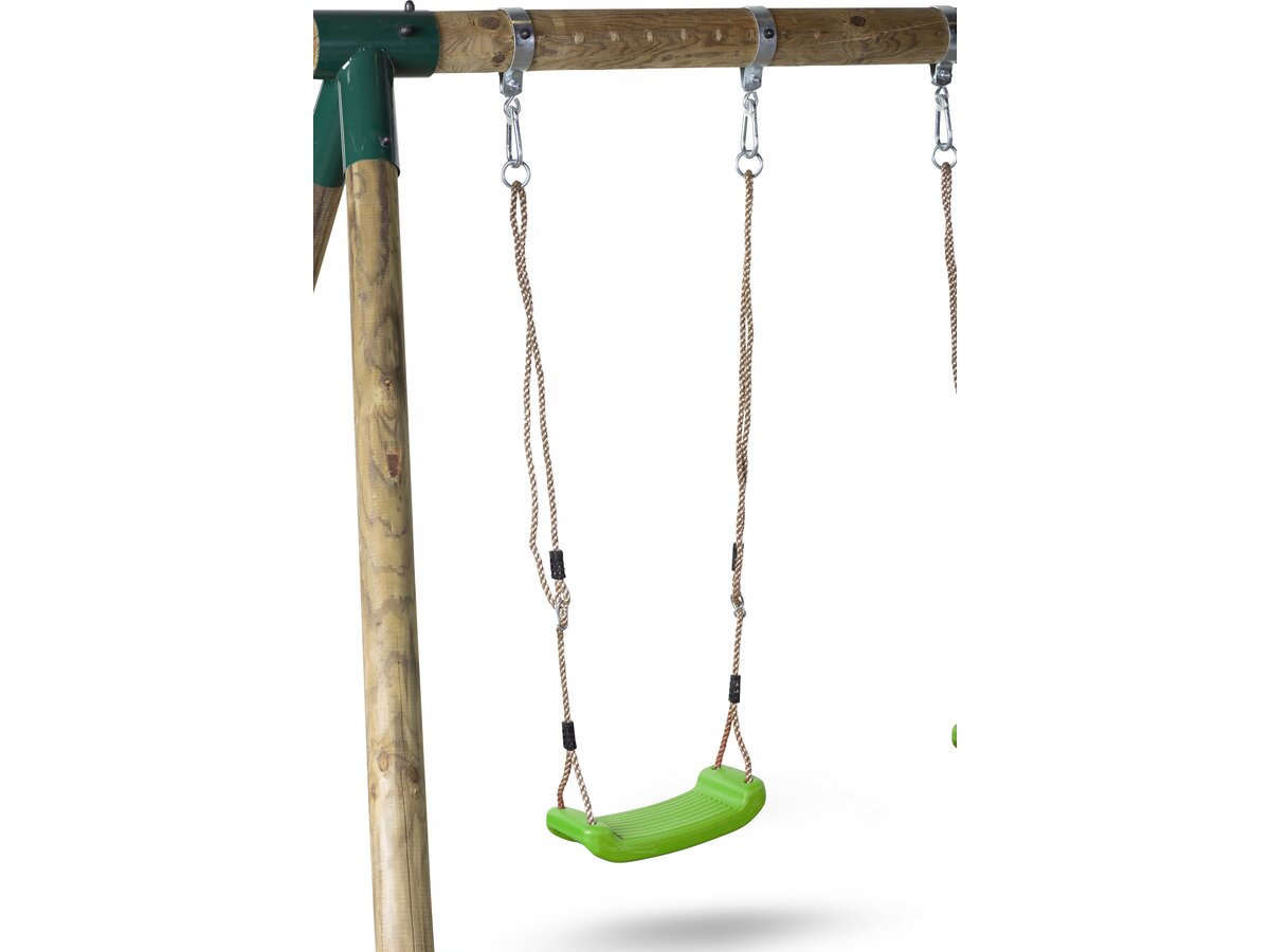 Altalena in legno "Eden" - Con 2 altalene