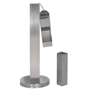 Posacenere a colonna da esterno Silver