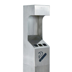 Posacenere a colonna da esterno Silver