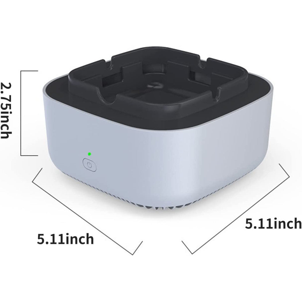 Trade Shop - Posacenere Aspira Fumo Aspirafumo Sigarette Odori Aspiratore Elettrico Scrivania -