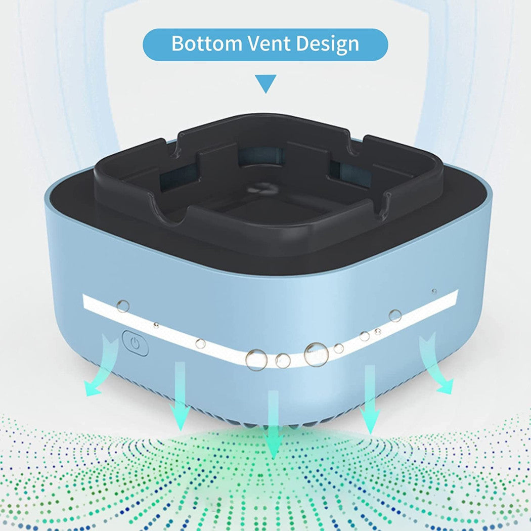 Trade Shop - Posacenere Aspira Fumo Aspirafumo Sigarette Odori Aspiratore Elettrico Scrivania -