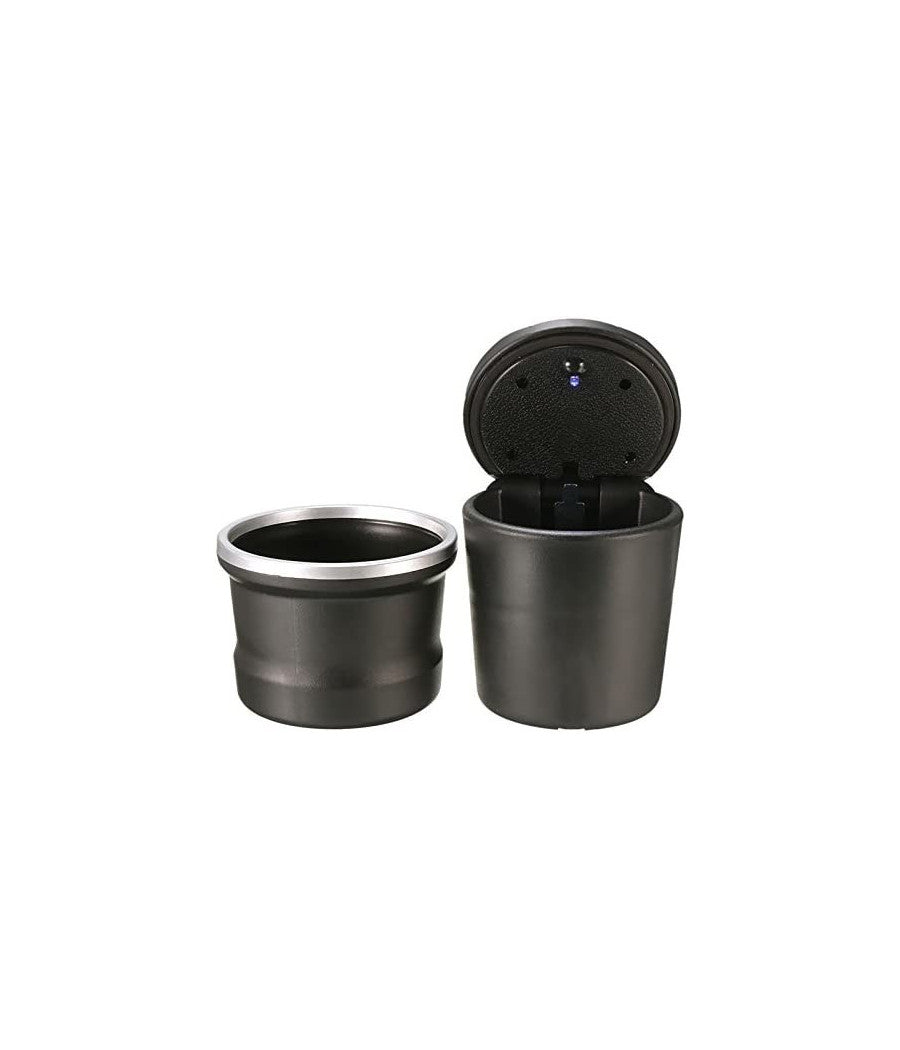 Posacenere Auto Luce Led Portacenere Furgone Barattolo Ufficio Casa Portatile         