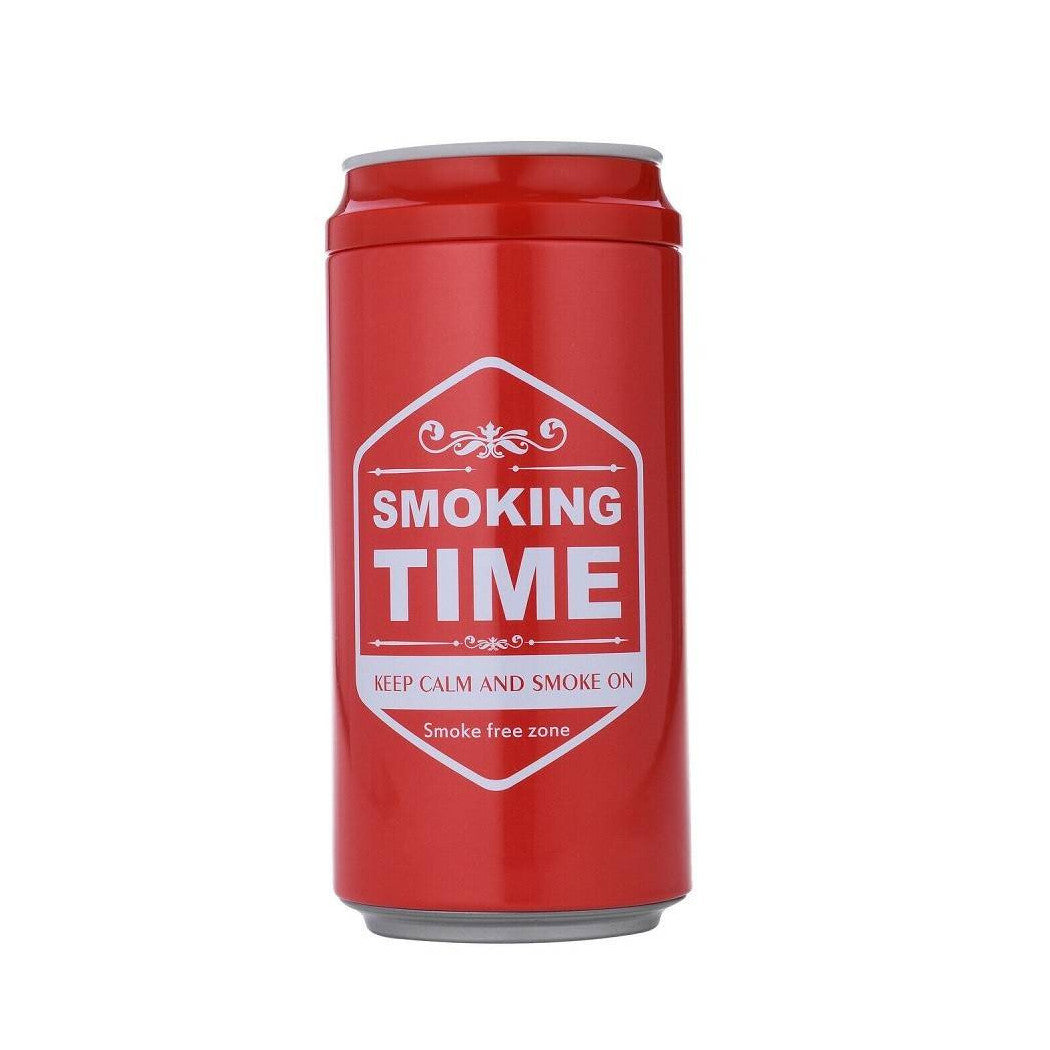 Trade Shop - Posacenere Portacenere A Barattolo Con Led Auto Camper Casa Ufficio Pratico -