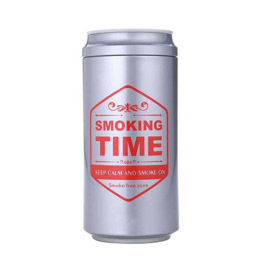 Trade Shop - Posacenere Portacenere A Barattolo Con Led Auto Camper Casa Ufficio Pratico -