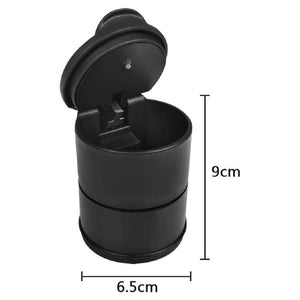 Trade Shop - Posacenere Universale Per Auto Led Luce Portatile Antivento Plastica Antiodore -