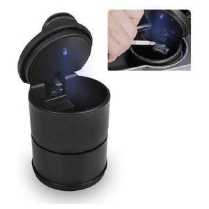 Trade Shop - Posacenere Universale Per Auto Led Luce Portatile Antivento Plastica Antiodore -