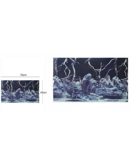 Poster Sfondo Per Acquario Terrario Panorama Decoro 40 X 75 Cm 61805 Assortiti         