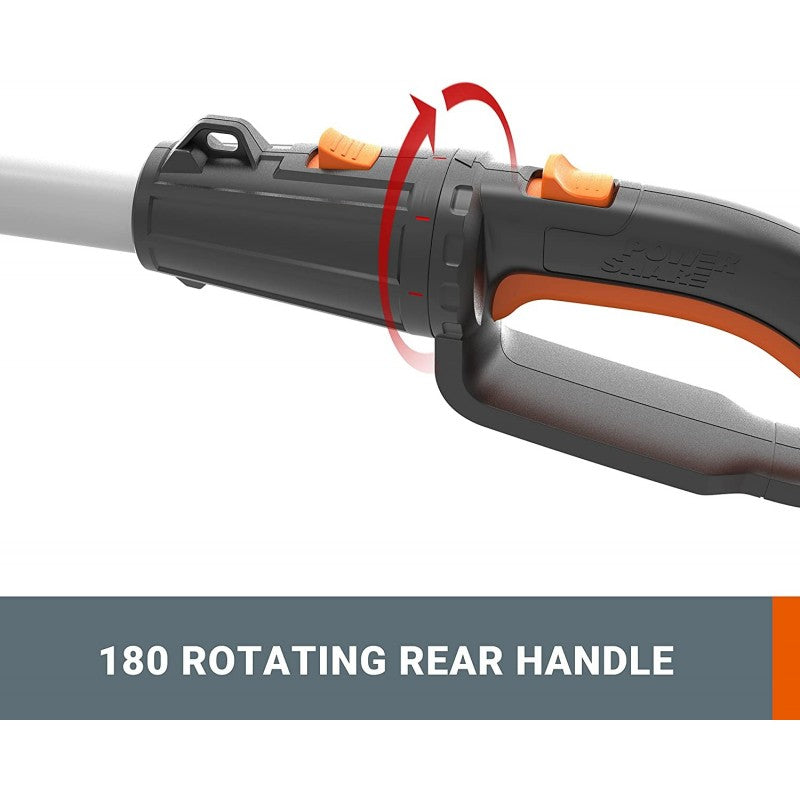 Potatore 4Mt a Batteria 20V/2Ah Lithio con Caricabatteria Rapido Worx Wg349E