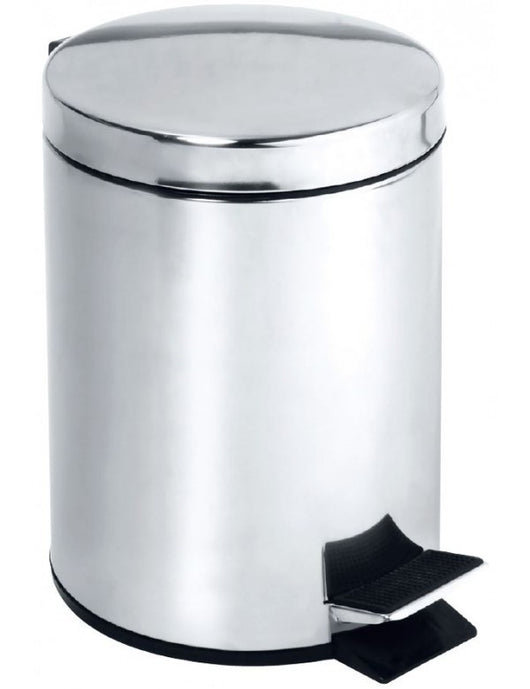 HOTEL pattumiera doccia in acciaio lucido / 3L